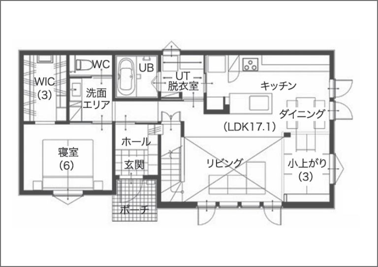 1F間取り