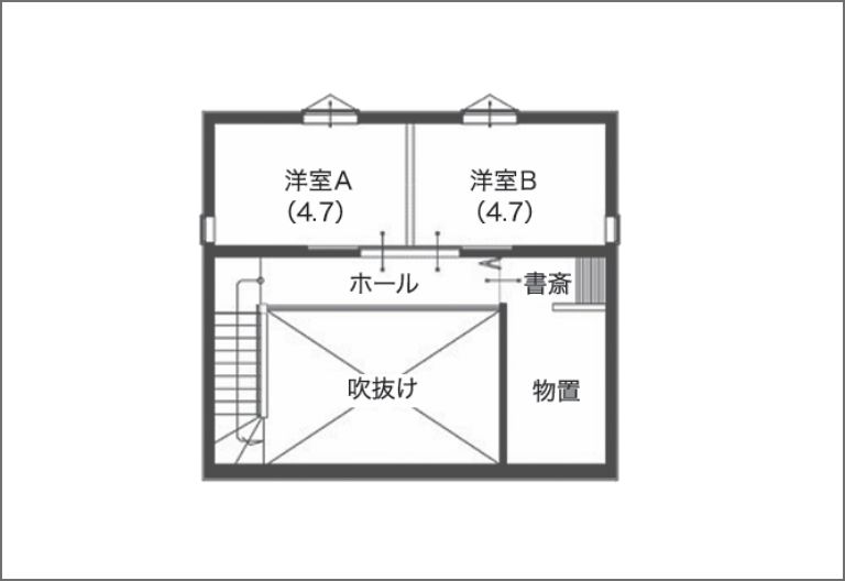 2F間取り