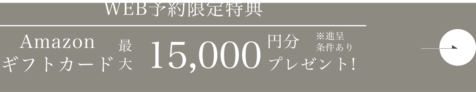 WEB予約限定特典