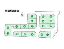 ソラノテラス佐陀の分譲地区画図