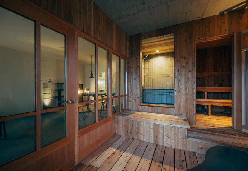 もと和室を丸ごとサウナスペースに