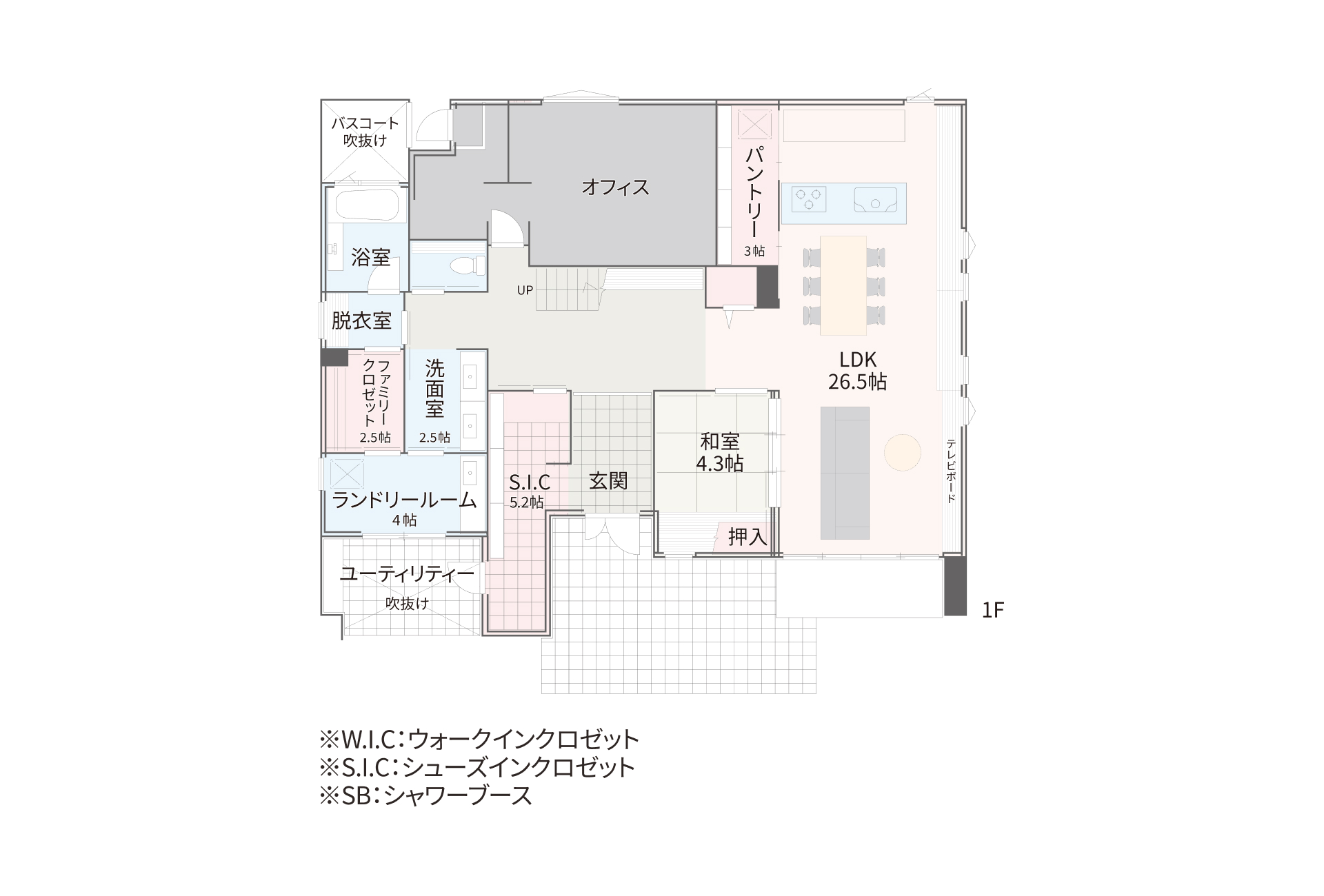 間取り図 1F