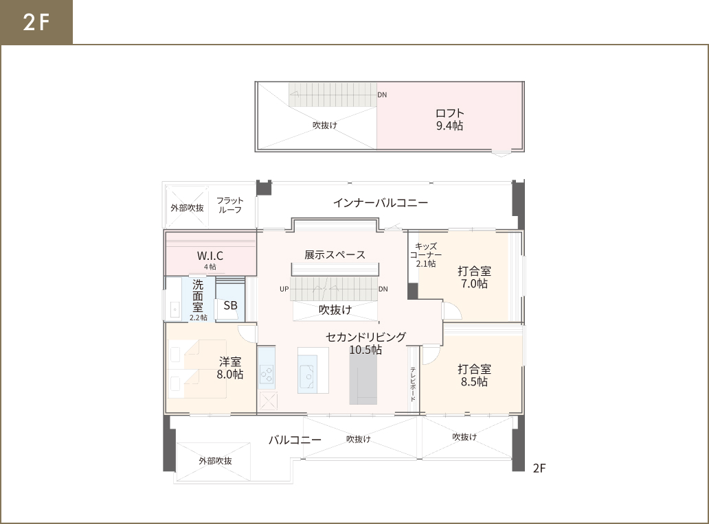 間取り図 2F