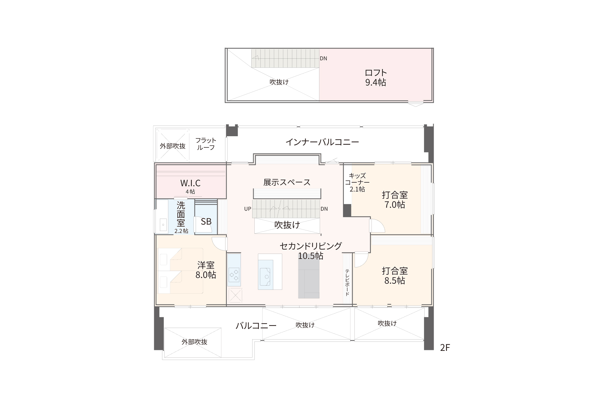 間取り図 2F