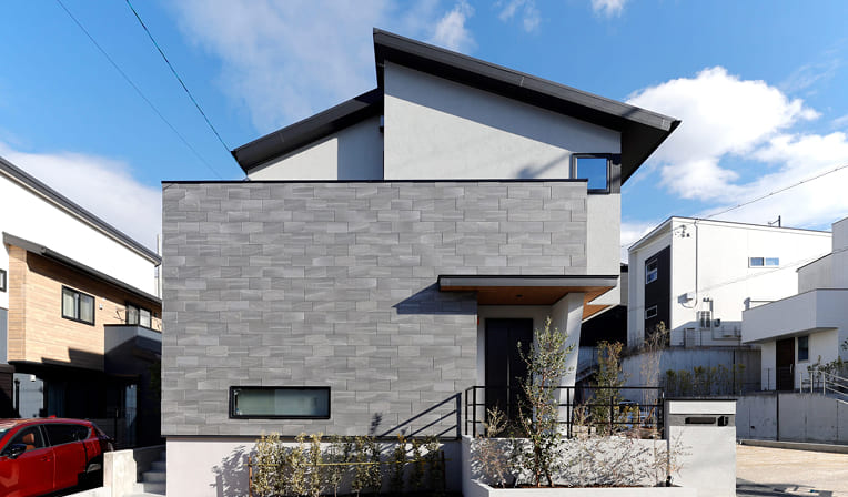 サーラ住宅の全館空調モデルハウスの外観