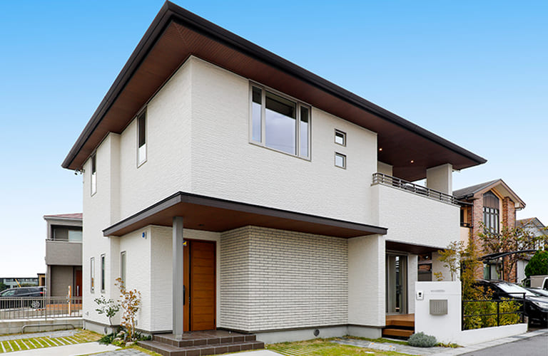 高い快適性がデザインを思いきり楽しませてくれたモデルハウス