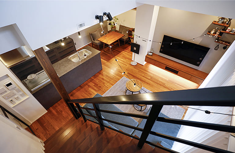 高い快適性がデザインを思いきり楽しませてくれたモデルハウス