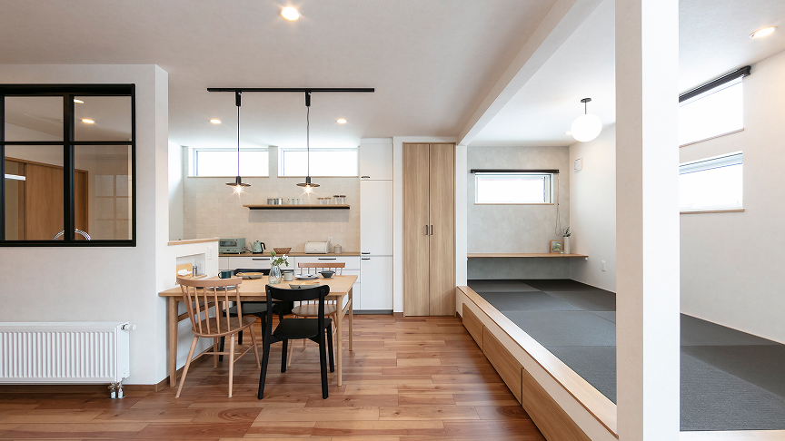 モデルハウスの内観