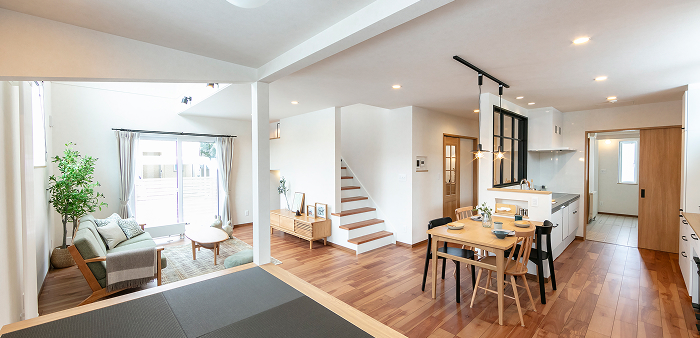 モデルハウスの内観